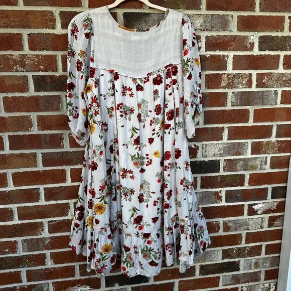 Altar'd State L Flowy cottagecore midi dress‎ pockets Romantic vintage inspired - Picture 3 of 12